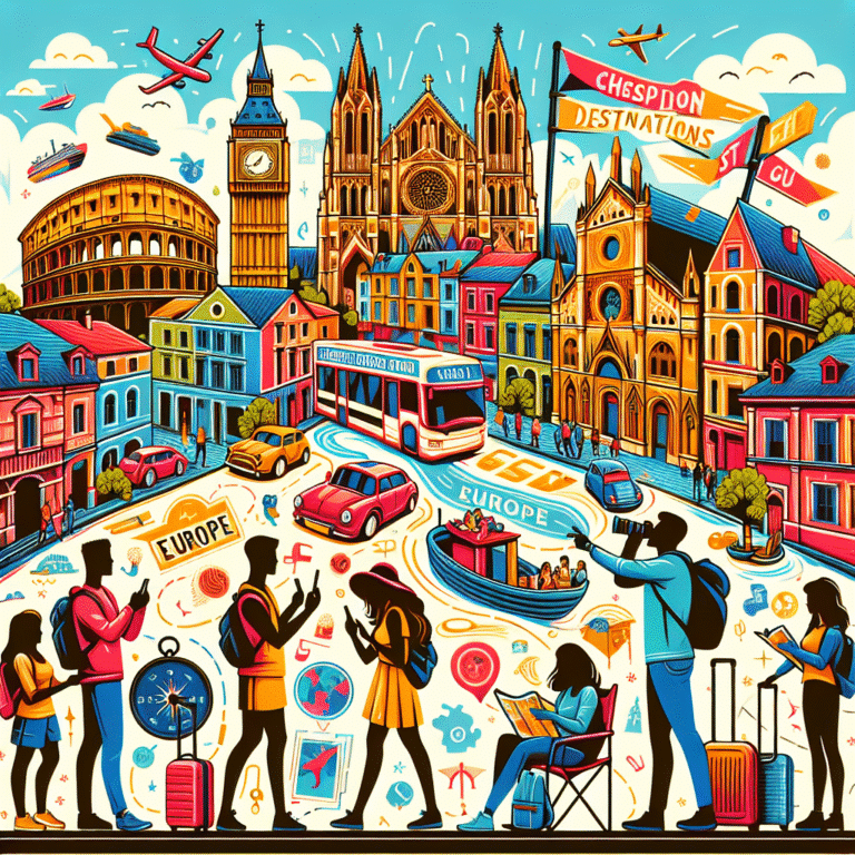 destinos baratos na Europa para jovens