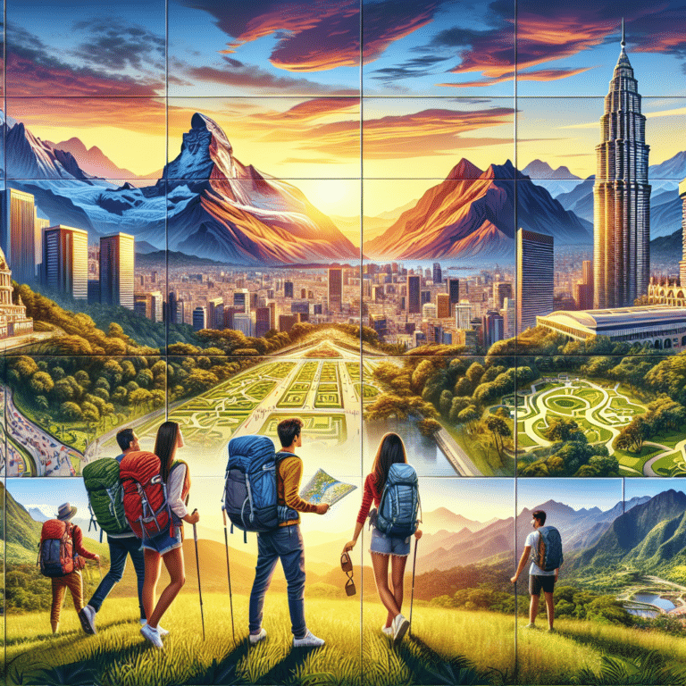 exploração de cidades baratas com paisagens incríveis