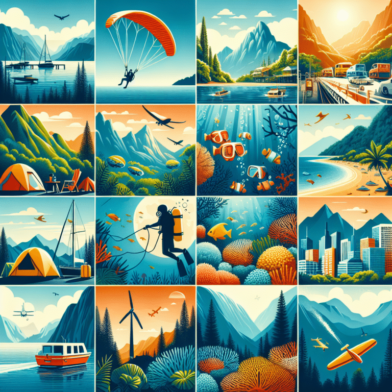 aventuras radicais em destinos econômicos ao redor do mundo