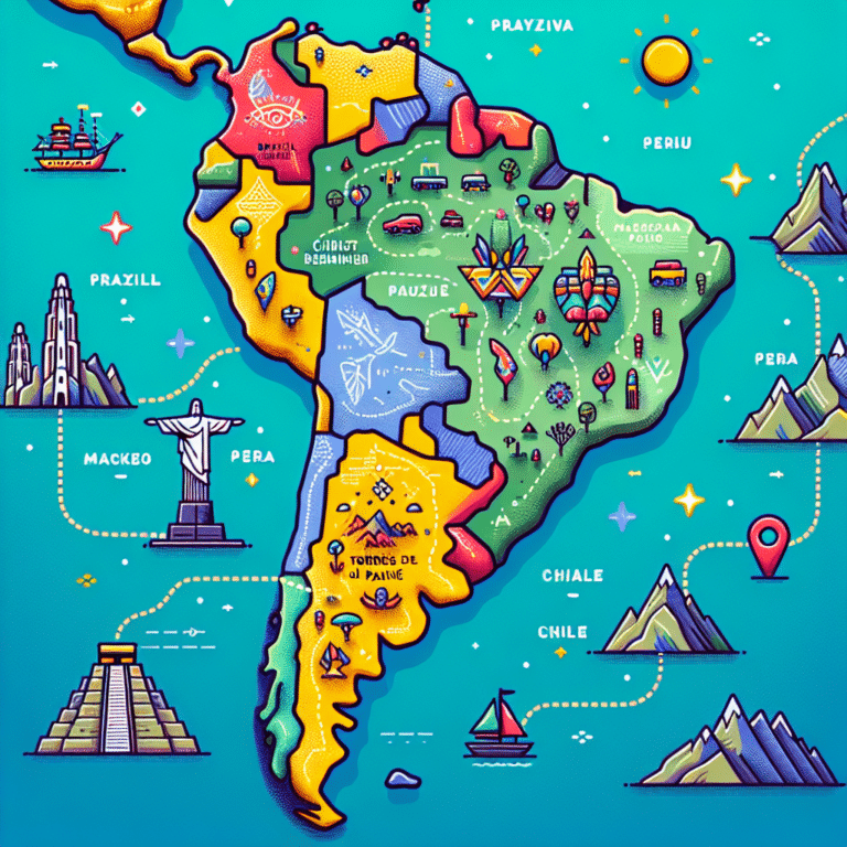 roteiros baratos na América do Sul: sua próxima grande viagem