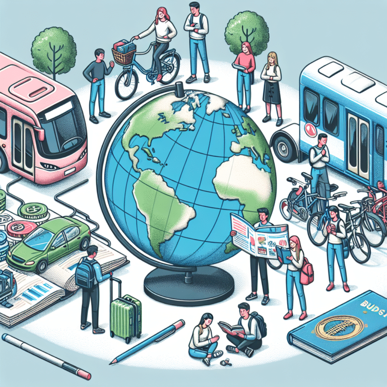 economizar em transporte durante viagens